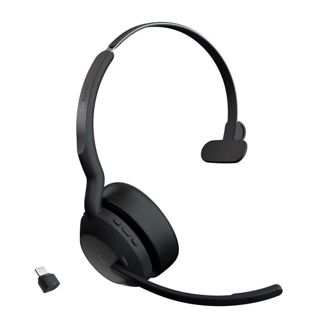 Jabra Evolve2 55 - Link380c MS Mono 25599-899-899 Wireless Headband