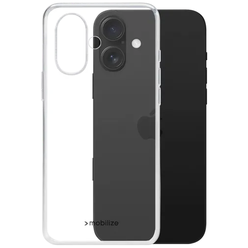 Mobilize TPU Back Cover Transparent Apple iPhone 16 Plus