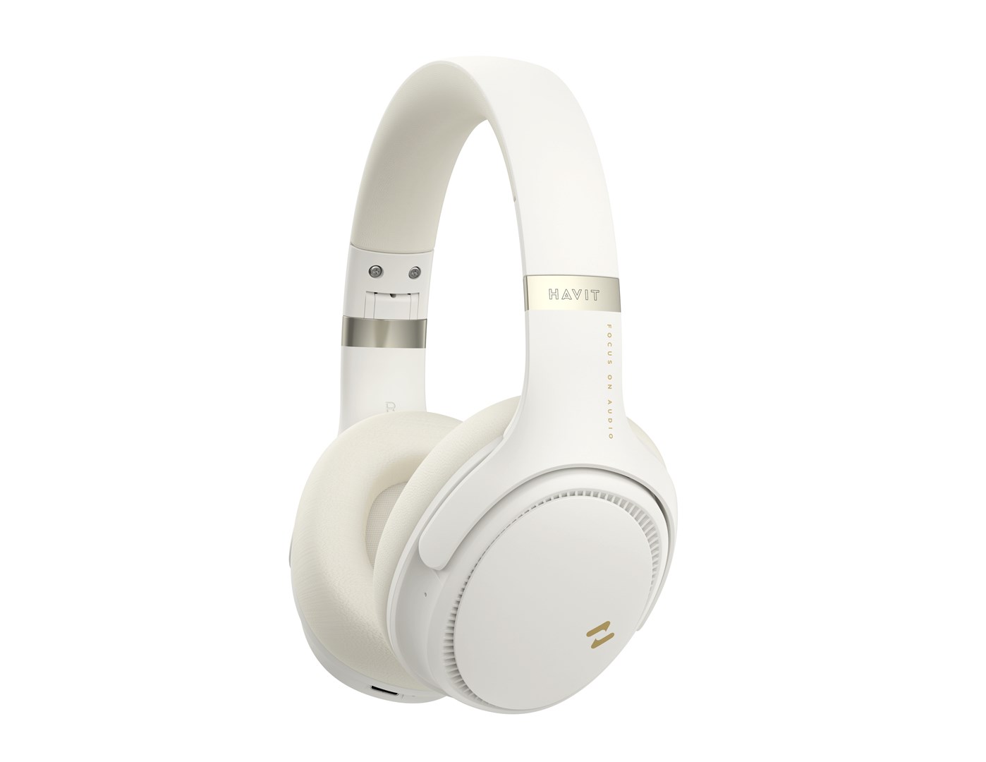 Havit H630BT PRO - Bluetooth headphones with ANC (Butter-yellow) H630BT PROby Wired and wireless Headband