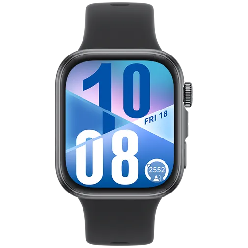 Huawei Watch Fit 4 Grey (Black Rubber Strap)