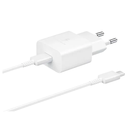 Samsung EP-T510 USB-C Quick Charger 15W + USB-C Cable 1m White