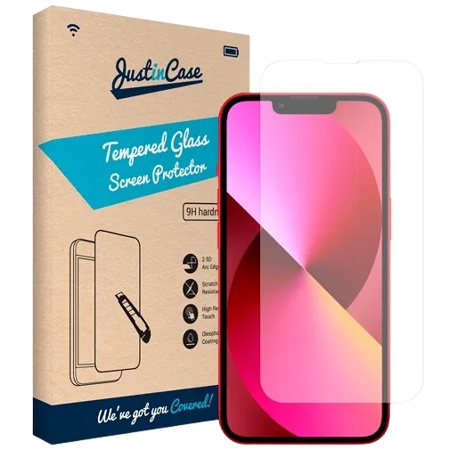 Just in Case Tempered Glass Clear Screenprotector Apple iPhone 13/13 Pro