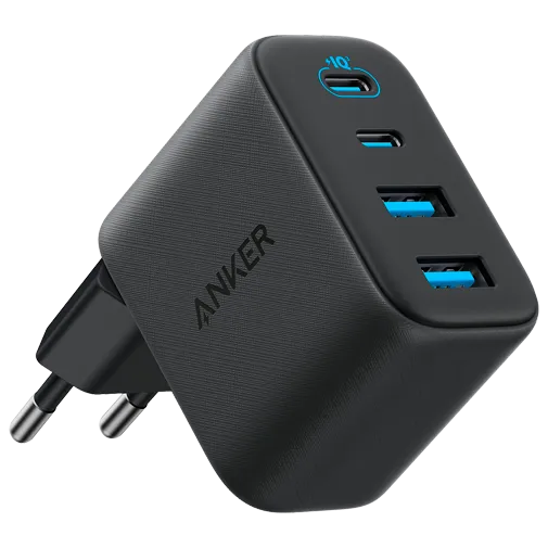 Anker Zolo Dual USB-A + Dual USB-C Fast Charger 50W Black