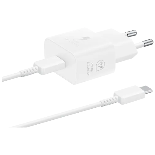 Samsung USB-C Fast Charger 25W T2510 + USB-C Cable White