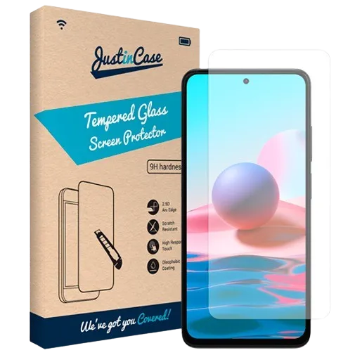 Just in Case Tempered Glass Clear Screenprotector Xiaomi Redmi Note 10