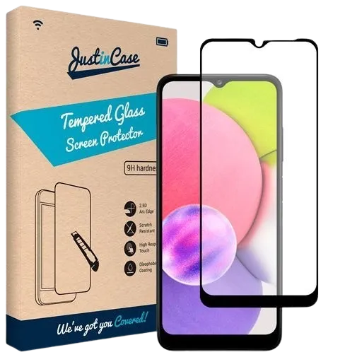 Just in Case Tempered Glass Edge to Edge Screenprotector Samsung Galaxy A03s