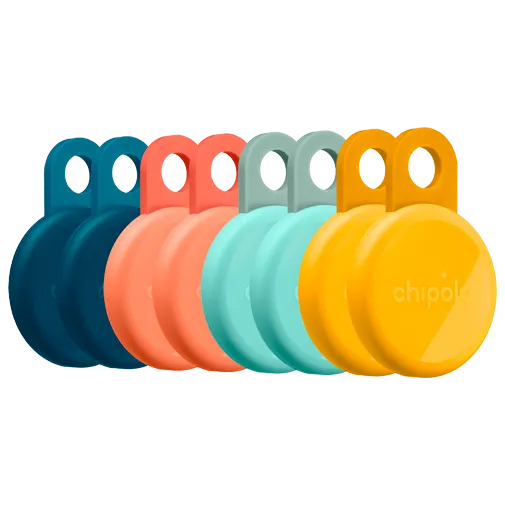 Chipolo LOOP Orange/Blue/Yellow/Mint 8-Pack