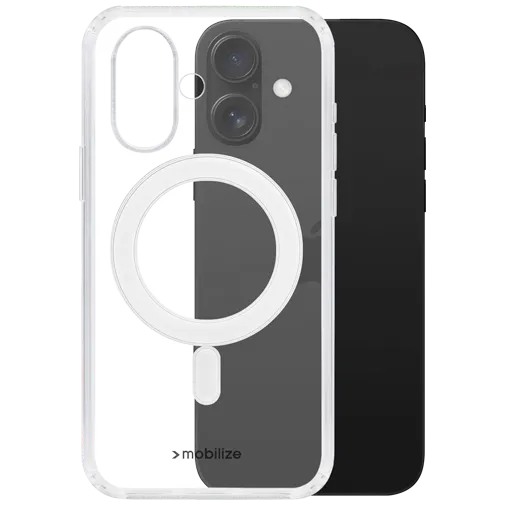 Mobilize PC Back Cover Transparent Magnetic Apple iPhone 16 Plus
