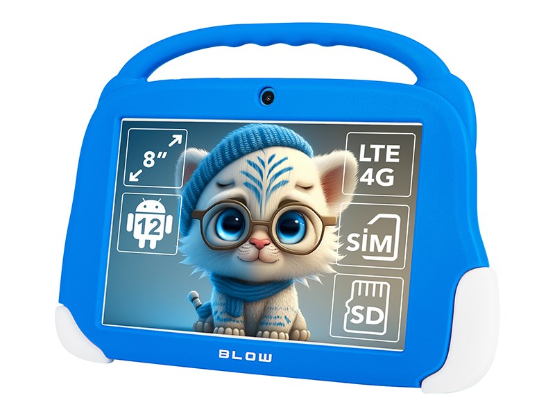 Tablet KidsTAB8 4G BLOW 4/64GB blue + case 79-068# 8 in Spreadtrum T606 4 GB 64 GB