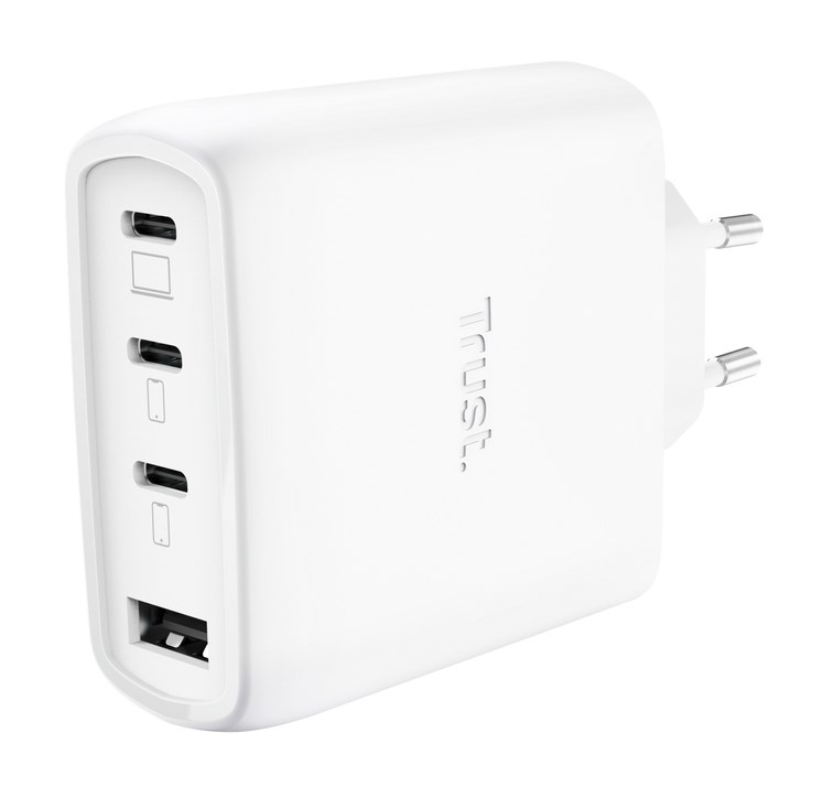 Trust Maxo 65W Universal White AC Fast charging Indoor