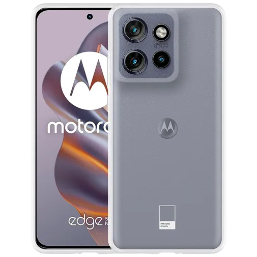 Just in Case TPU Back Cover Transparent Motorola Edge 50 Neo