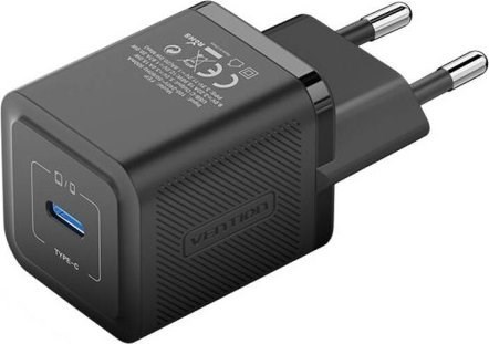 Vention USB-C 20W GaN Charger FEPB0-EU