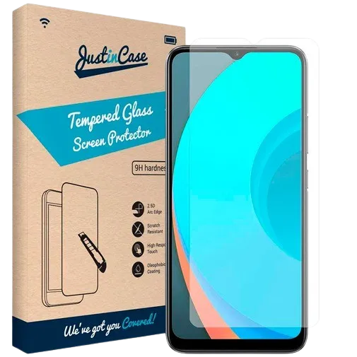 Just in Case Tempered Glass Clear Screenprotector Realme C11 2021