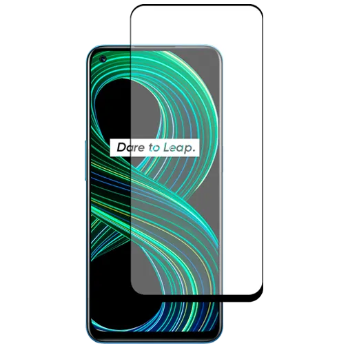 Just in Case Tempered Glass Edge to Edge Screenprotector Realme 8 5G/Narzo 30 5G