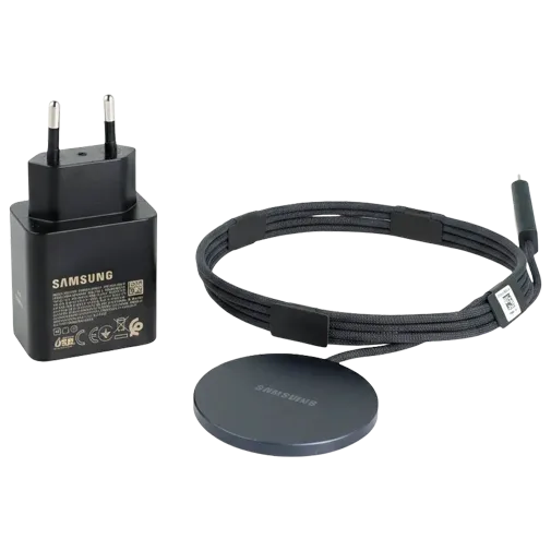 Samsung Wireless Fast Charger 25W Dark Grey + USB-C Fast Charger 45W Dark Grey