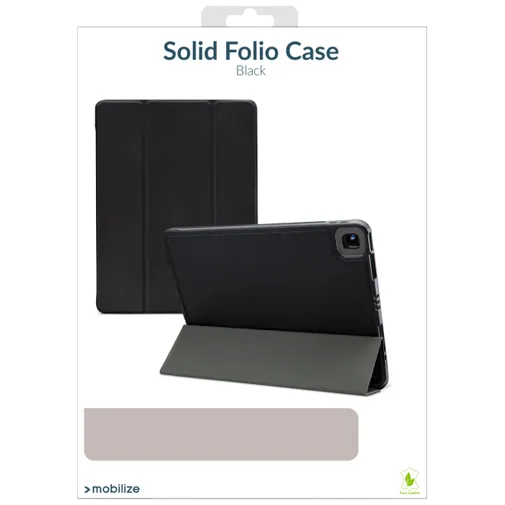 Mobilize PU-Leather Solid Folio Book Case Black Apple iPad Pro 2024/2025 11