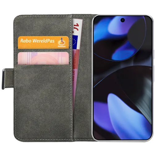 Mobilize Pu-Leather Book Case Black Google Pixel 9/9 Pro