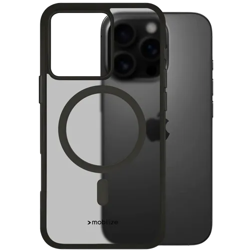 Mobilize TPU Back Cover Black Magnetic Black Apple iPhone 16 Pro