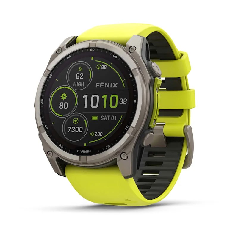 Garmin fenix 8 3.56 cm (1.4") 51 mm Digital 280 x 280 pixels Touchscreen Titanium Wi-Fi GPS (satellite) 010-02907-21 1.4 in