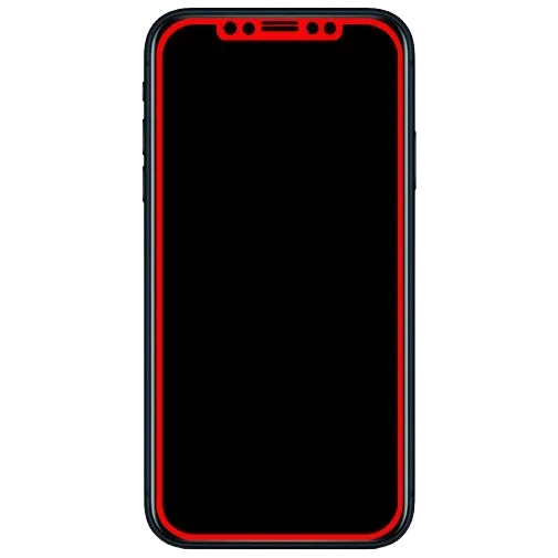 Mobilize Edge-To-Edge Glass Screen Protector Black Apple iPhone XR/11