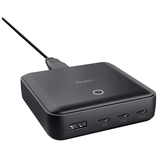 Trust Maxo USB 3-USB-C Fast Charger 100W Black