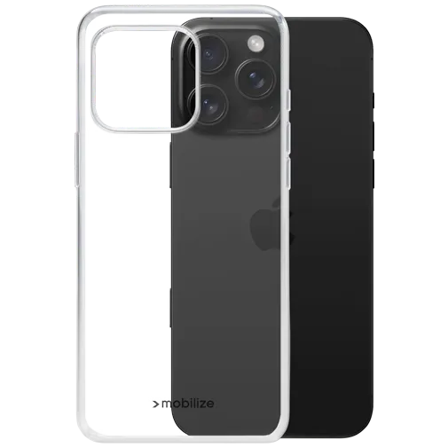 Mobilize TPU Back Cover Transparent Apple iPhone 16 Pro Max