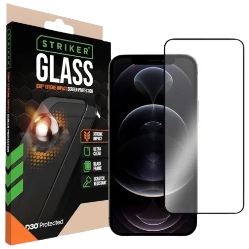 Striker D3O Tempered Glass Edge To Edge Screen Protector Apple iPhone 7/8/SE 2020/2022