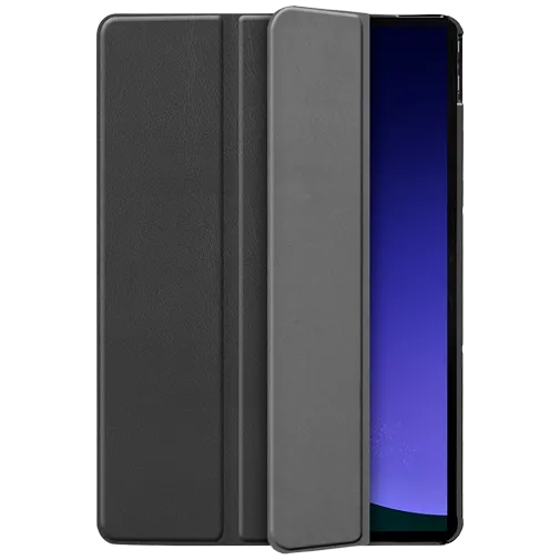 Just in Case Smart Tri-Fold PU-Leather Book Case Black Samsung Galaxy Tab S9/S9 FE/S10 FE/S10 Lite