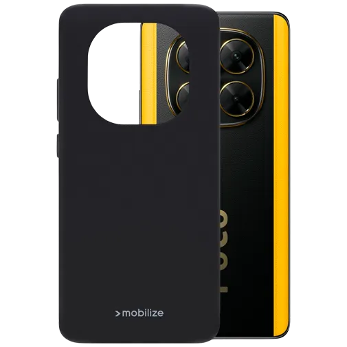 Mobilize TPU Back Cover Black Poco X7