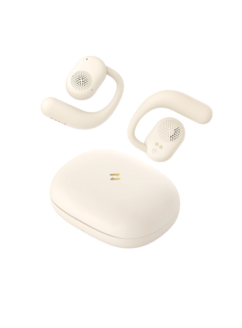 Havit OWS914 - TWS wireless headphones (beige) OWS914beige True wireless stereo Ear hook