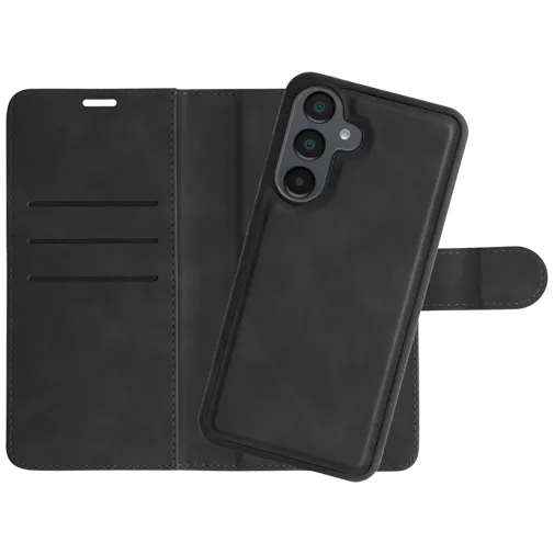 Just in Case Detachable Pu-Leather Book Case Black Samsung Galaxy A36 5G/A56 5G