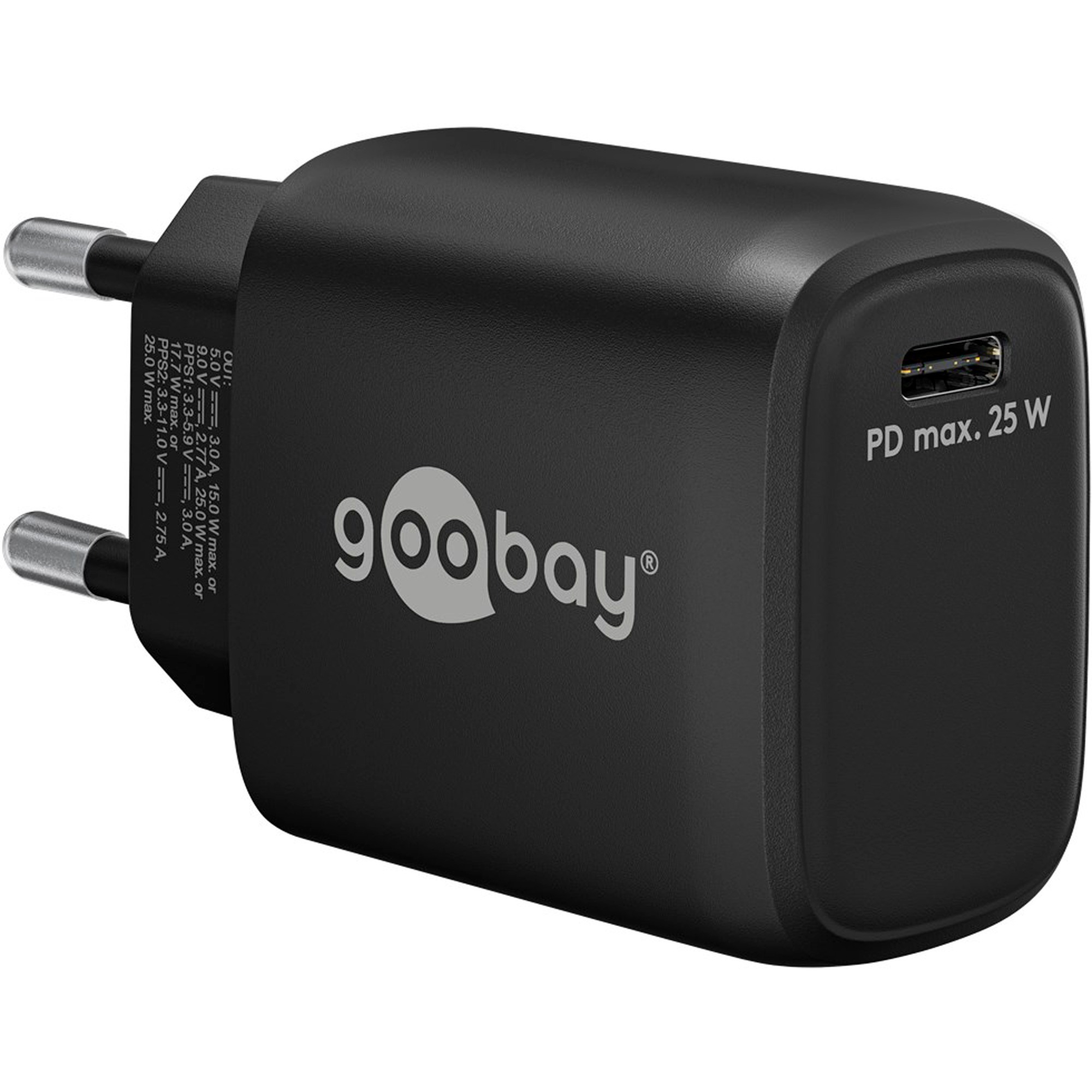 goobay USB-C PD GaN 25 W Fast charger 65367