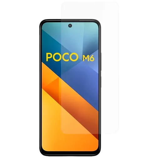 Just in Case Tempered Glass Clear Screen Protector Poco M6