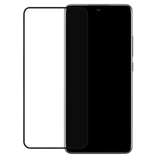 Mobilize Tempered Glass Edge to Edge Screenprotector Black Honor 50