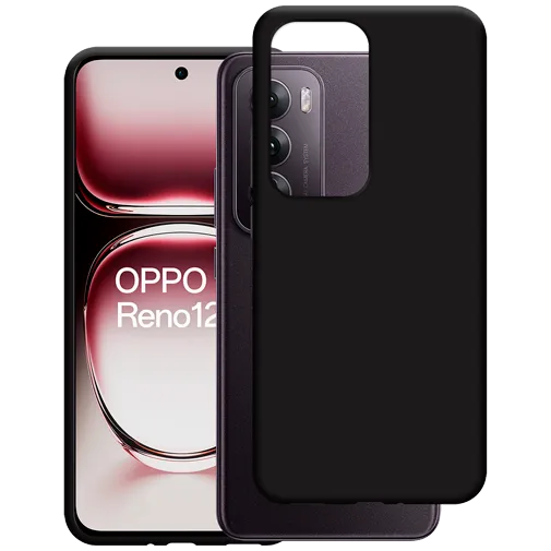 Just in Case TPU Back Cover Black OPPO Reno12