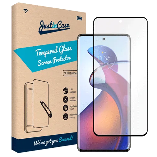 Just in Case Tempered Glass Edge To Edge Screen Protector Motorola Edge 30 Fusion