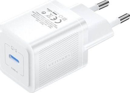 Vention USB-C 20W GaN Charger FEPW0-EU