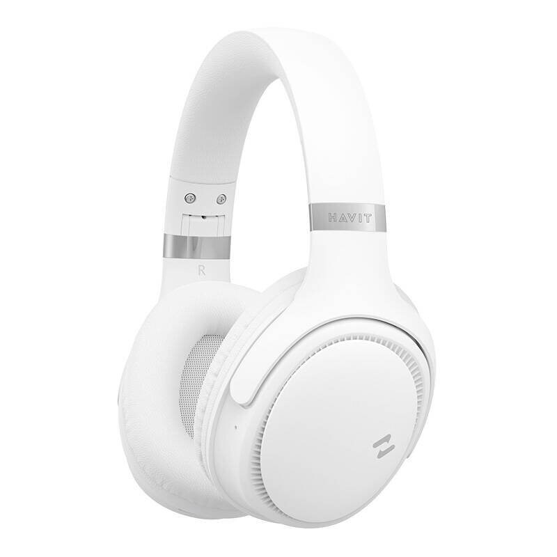 Havit H630BT - wireless bluetooth headphones (white) H630BT białe Wired and wireless Headband