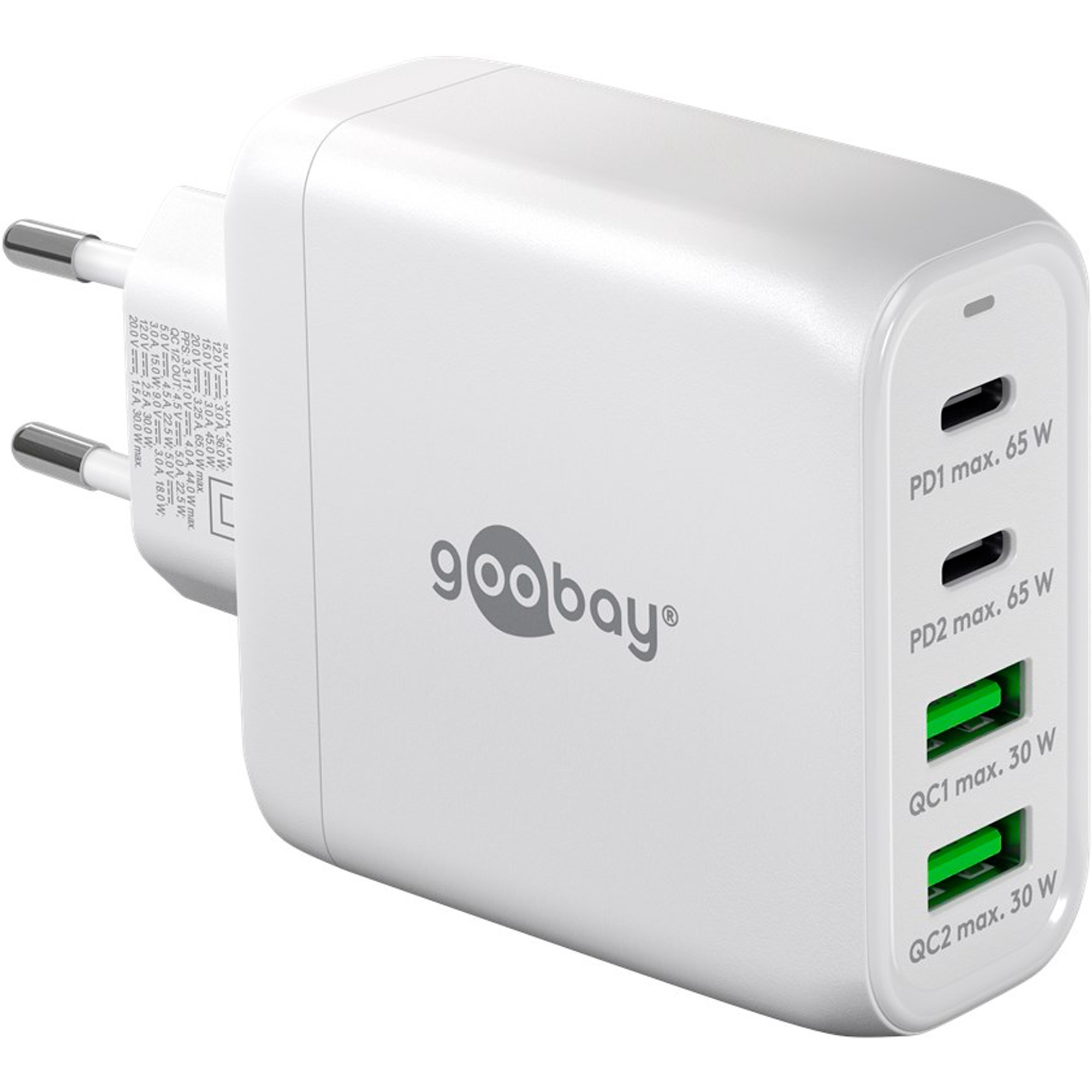 goobay USB-C multiport PD GaN 68 W Fast charger 64818