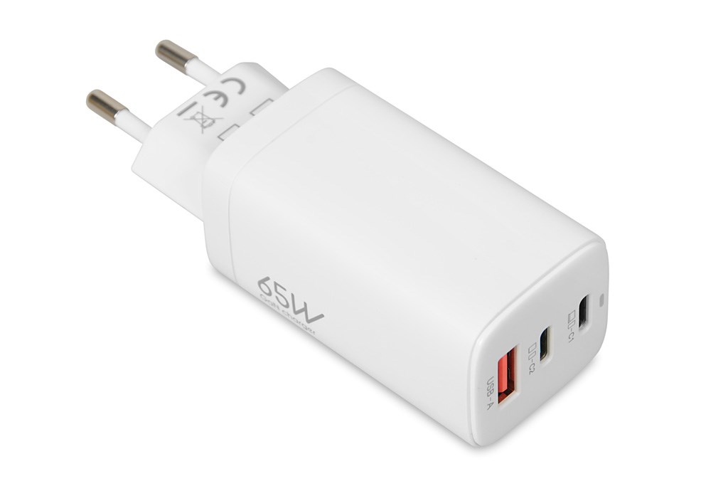 iBOX C-65 White, GaN 65W universal charger ILUC65W 65 W