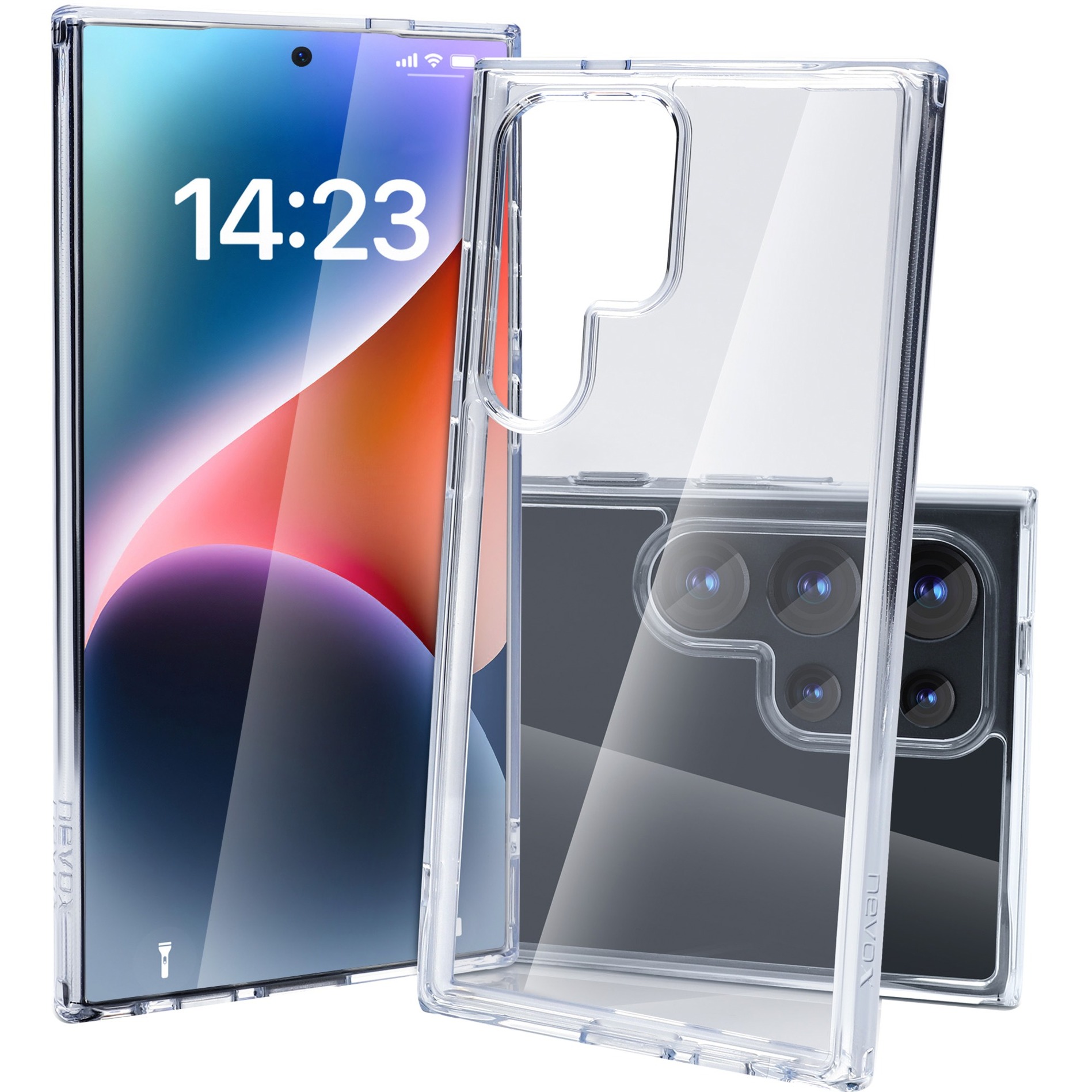 Nevox StyleShell SHOCKFlex Phone case Transparent Samsung Galaxy S24 Ultra