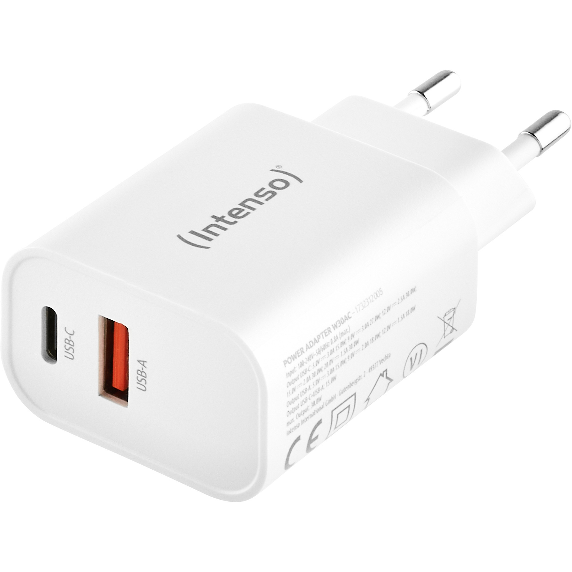Intenso Power Adapter W30AC Charger 7803012
