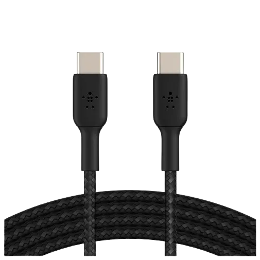 Belkin Boost Charge USB-C – USB-C Braided Cable 1 Meter Black