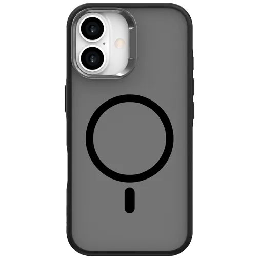 Just in Case Military Grade Plastic Back Cover Black Magnetic Apple iPhone 16
