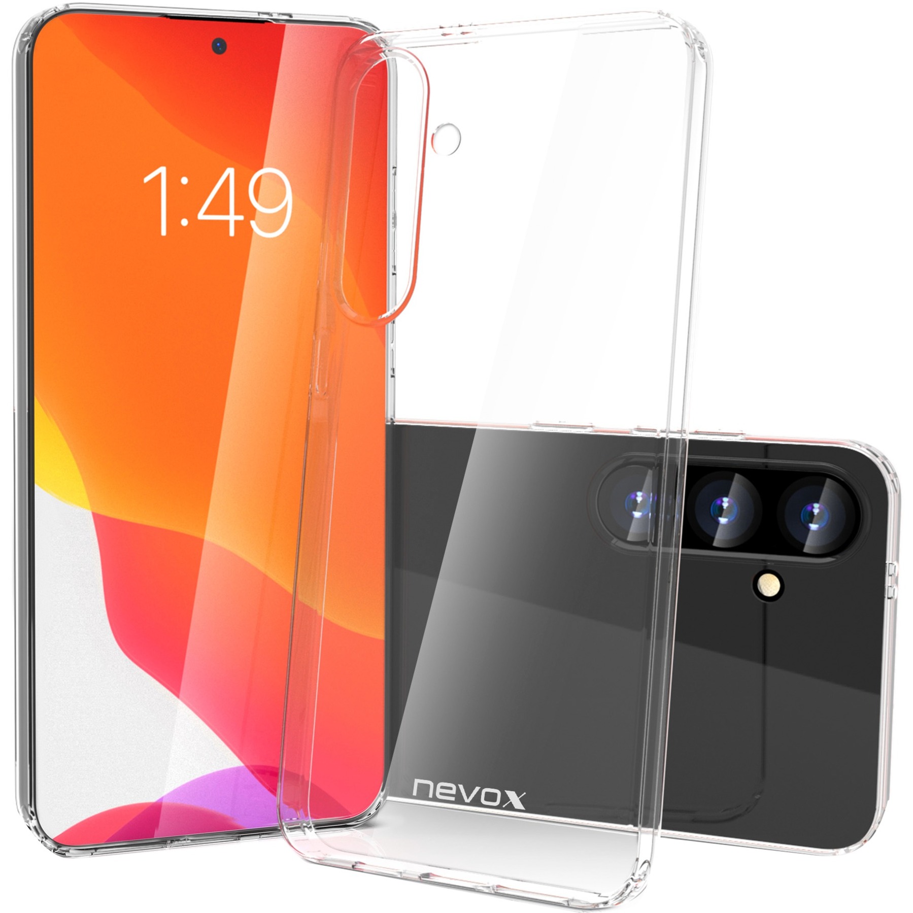 Nevox StyleShell Flex Phone case Transparent Samsung Galaxy S24 Plus