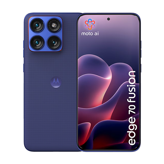 Motorola Smartphone Moto Edge 70 Fusion 256 GB 8 GB Orient Blue XT2605-1 5G