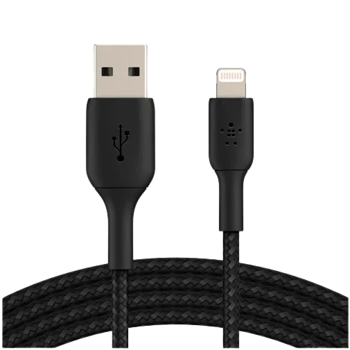 Belkin Boost Charge Lightning Braided Cable 0,15 Meter Black