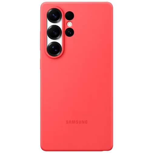 Samsung Silicone Back Cover Red Samsung Galaxy S25 Ultra