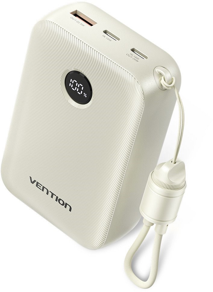 Powerbank Vention 20000mAh 2xUSB-C 1xUSB-A 22,5W FKBN0-C
