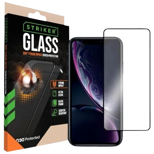 Striker D3O Tempered Glass Edge To Edge Screen Protector Apple iPhone 15 Pro Max